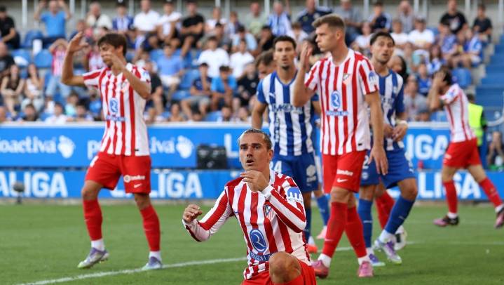 Atlético de Madrid se estanca con el Alavés y sigue sin ganar en LaLiga de España