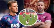 Oliver Sonne recibió firme reclamo de Kyle Walker tras gol de Tottenham a Burnley
