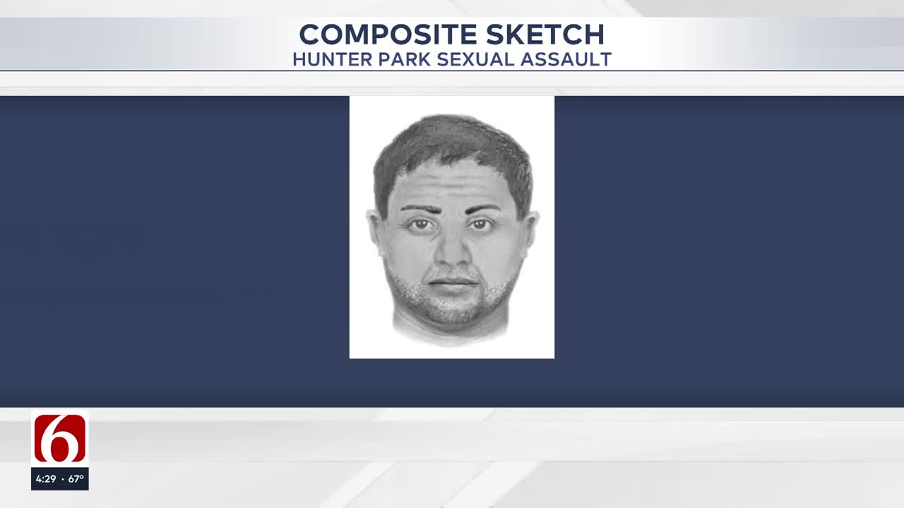 Hunter Park sexual assault suspect sketch revealed by OSBI