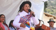 Dina Boluarte: “Tenemos que apostar por candidatos que hagan respetar la Constitución, que apuesten por la democracia"