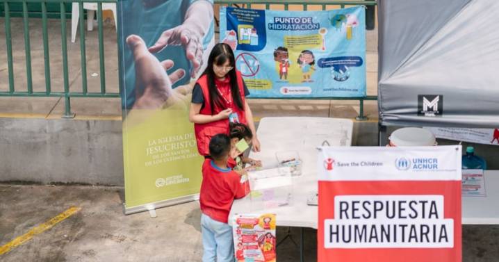 Save The Children recibe donativo del cual se beneficiarán más de 2 mil niños en condición de refugiados