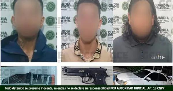 Con armas prohibidas, encierran a malvivientes