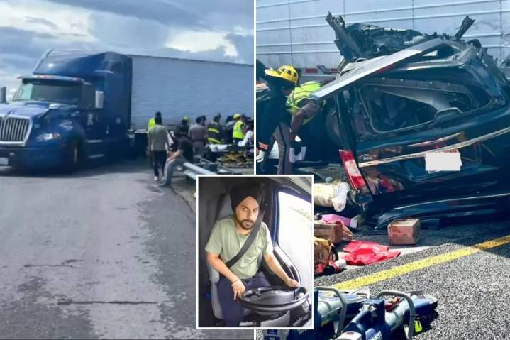 Three victims of Florida 18-wheeler U-turn crash ID'd as Haitian immigrants: report