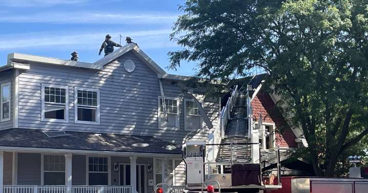 Cudahy house fire sends one person to hospital after jumping from the porch roof