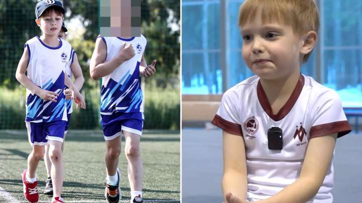 'Fake name Vladimir Putin gave to hidden sons with gymnast revealed' as tyrant's boys seen in footage for first time