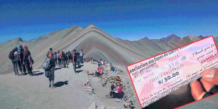 Denuncian cobros indebidos para ingresar a la Montaña de Siete Colores de Cusco