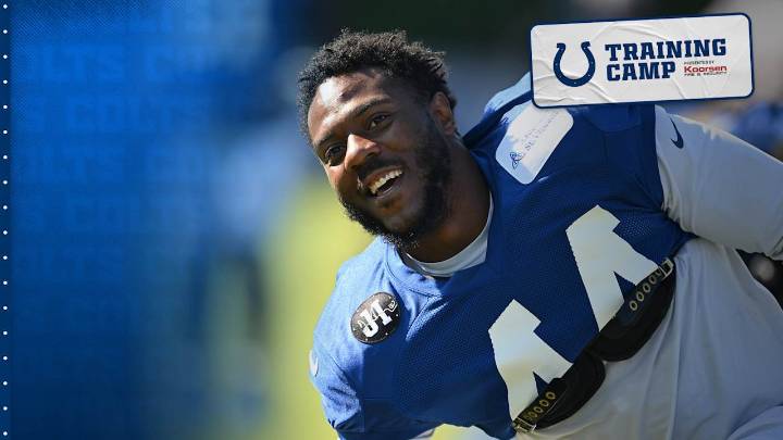 Zaire Franklin returns to Colts training camp following ankle surgery: 'I just see my place in this thing'