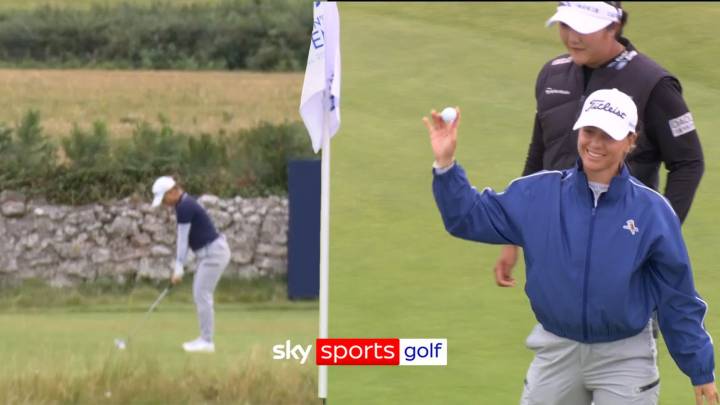 AIG Women's Open: 'A moment of magic!' Kyriacou makes the first ACE of the championship!