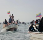 Pescadores salen en caravana marítima a defender las costas falconianas