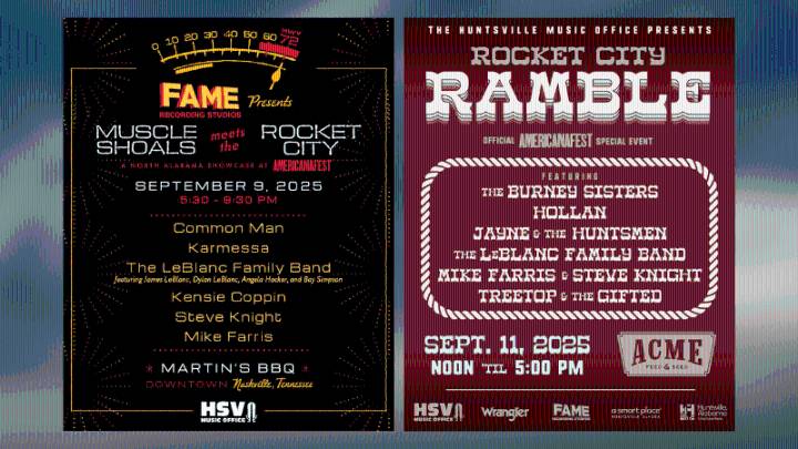 Huntsville Music Office showcases North Alabama sound at AMERICANAFEST 2025 in Nashville