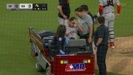 Giants’ Landen Roupp injures leg vs. Padres, carted off field