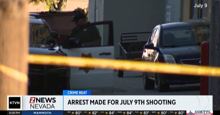 Suspect identified and booked in July 9 Downtown Reno shooting; Incident gang