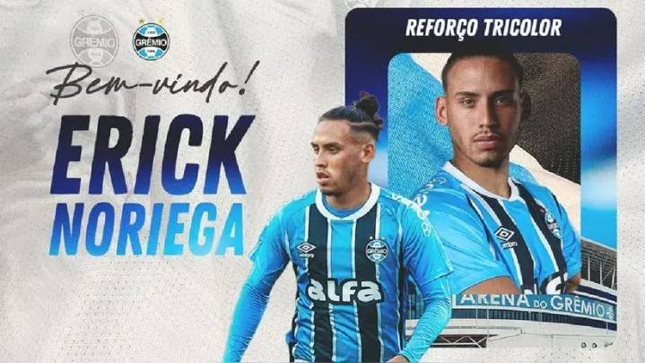 Un Samurái en Brasil: Erick Noriega fue anunciado como nuevo jugador de Gremio