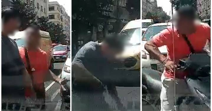 VIDEO | Noquean a conductor tras choque en Centro Histórico de CDMX