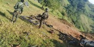 Gobernación Antioquia y Alcaldía de Medellín rindieron homenaje a policías asesinados en Amalfi con emotiva ceremonia