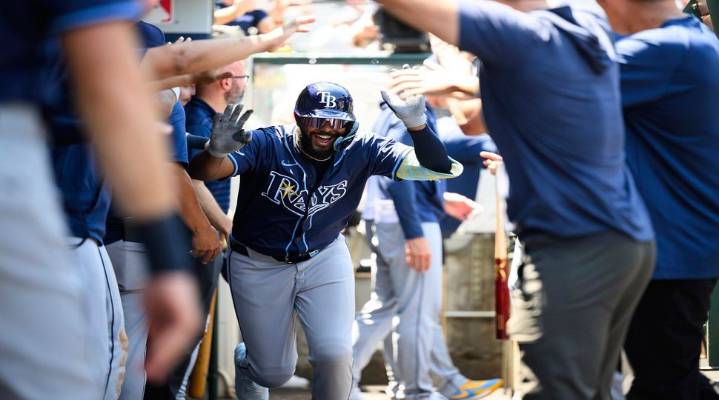 Caminero homers twice to reach 30 in the Rays' 5