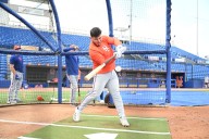 Francisco Álvarez vuelve a entrenar con los Mets: jugará pese al esguince y una fractura [+VIDEOS] 
