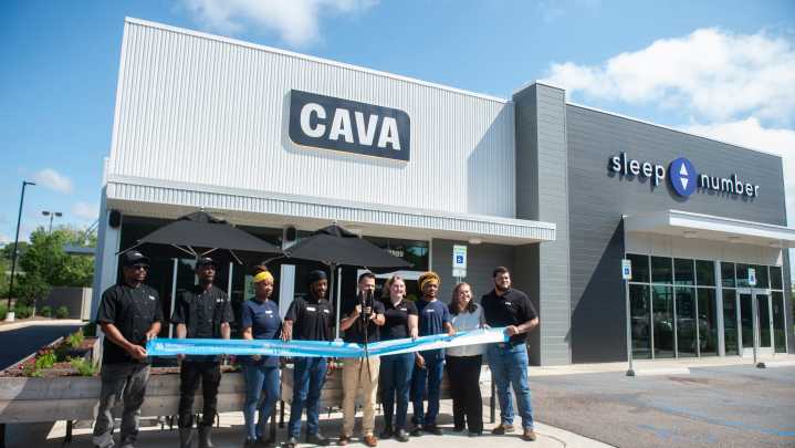 Mediterranean chain CAVA celebrates with ribbon cutting in Eastchase