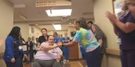Pastor shot in deadly church attack returns home