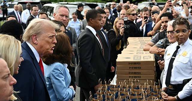 Trump Treats Police, National Guard to Dinner; Thanks Them for D.C. Crime Cleanup