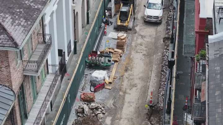 Major construction project disrupts French Quarter businesses