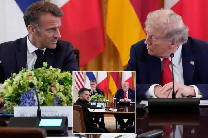 Hot mic catches Trump's 'crazy' whisper to French prez Macron before multilateral meeting
