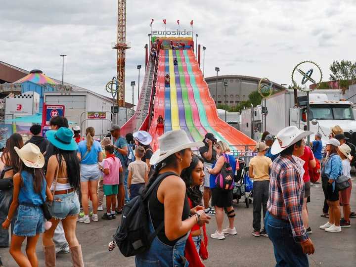 Man arrested in triple stabbing on Calgary Stampede midway