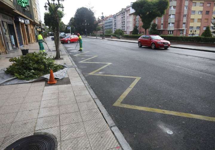 Oviedo inicia la instalación de ochenta cámaras en la futura Zona de Bajas Emisiones