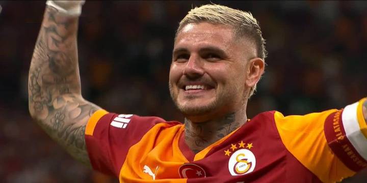 El gol de Mauro Icardi en su vuelta al fútbol tras 281 días con Galatasaray: el romántico mensaje a la China Suárez
