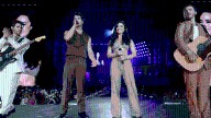 Jonas Brothers, Demi Lovato Have 'Camp Rock' Reunion at Band's Tour