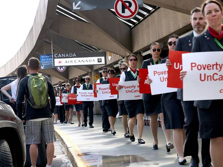 Air Canada's flight attendants plan to strike from Saturday