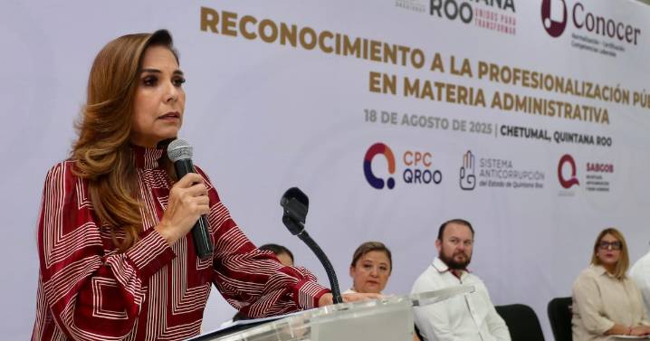 Quintana Roo es el primer estado del país en certificar a servidores públicos y avanzar en el combate a la corrupción: Mara Lezama