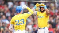 Los Medias Rojas retrasan el regreso de Wilyer Abreu en la recta final: «Va a volver, pero aún no corre»