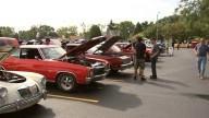 7th Annual St. Augustine Parish Car Show in Midlothian, Illinois displays more than 100 classic cars spanning decades