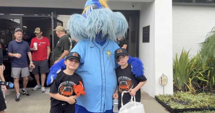 Rain doesn't stop local birthday celebration for boy with incurable disease