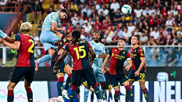 Juventus se quedó con el encuentro ante Genoa por la Serie A