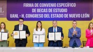 Congreso de NL renueva convenio de becas con la UANL