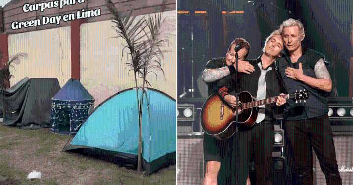 Fanáticos acampan afuera del Estadio San Marcos previo al concierto de Green Day: "Estarán delante hasta el todo hasta el pogo"