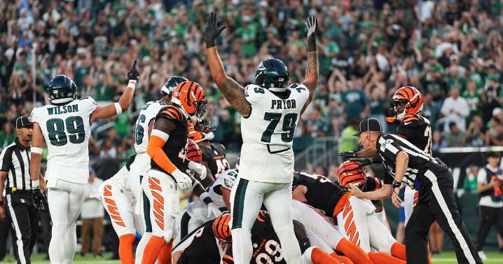 Eagles use tush push on opening drive after popular play was nearly banned in NFL