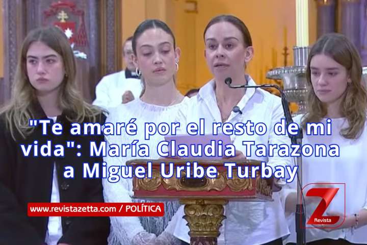 «Te amaré por el resto de mi vida»: María Claudia Tarazona a Miguel Uribe Turbay