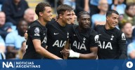 El Tottenham del “Cuti” Romero dio la sorpresa en la Premier League y le ganó al Manchester City