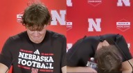 VIDEO: Nebraska Football Player Breaks Down & Cries His Eyes Out After Getting Hit With Unexpected Question From Reporter