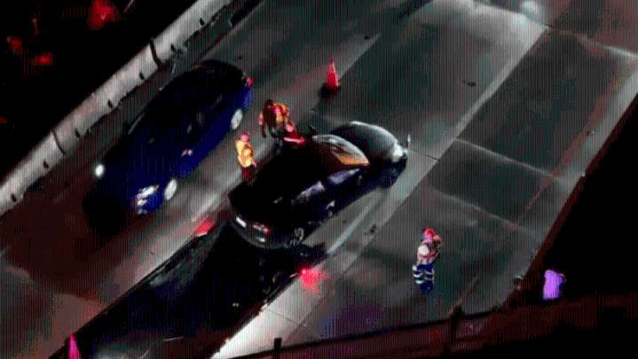 Crash on I-95 northbound at Golden Glades Interchange blocks lanes: FHP