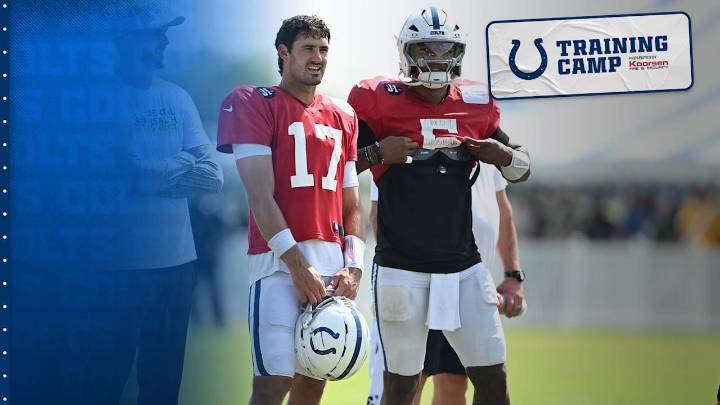 Colts head coach Shane Steichen hopes to make QB decision 'sooner rather than later' as Daniel Jones, Anthony Richardson Sr. wrap up training camp