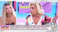 Alejandra Rubio responde a Carmen Borrego: "Nadie les ha hecho de menos ni a ella ni a mi primo"