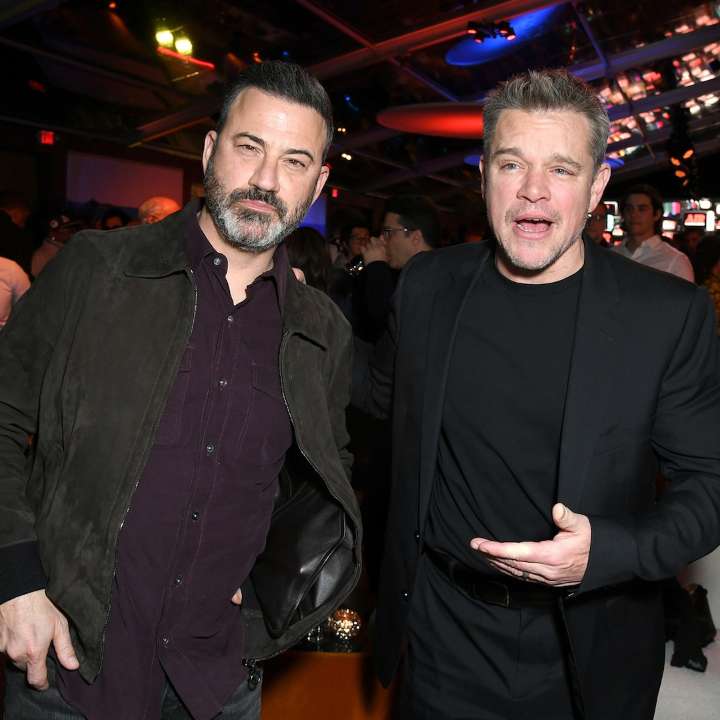Jimmy Kimmel Says Matt Damon Choked at His Dinner Table