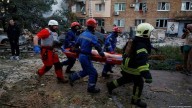 Drones y misiles rusos caen sobre Kiev