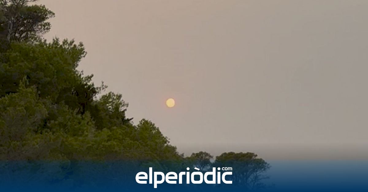 Confusión en Valencia y Castellón al llegar el humo de los grandes incendios del norte de España