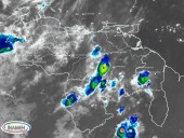 Inameh prevé lunes nublado y algunas lluvias dispersas en gran parte...