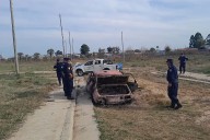Apareció quemado un auto que había sido robado en Concordia